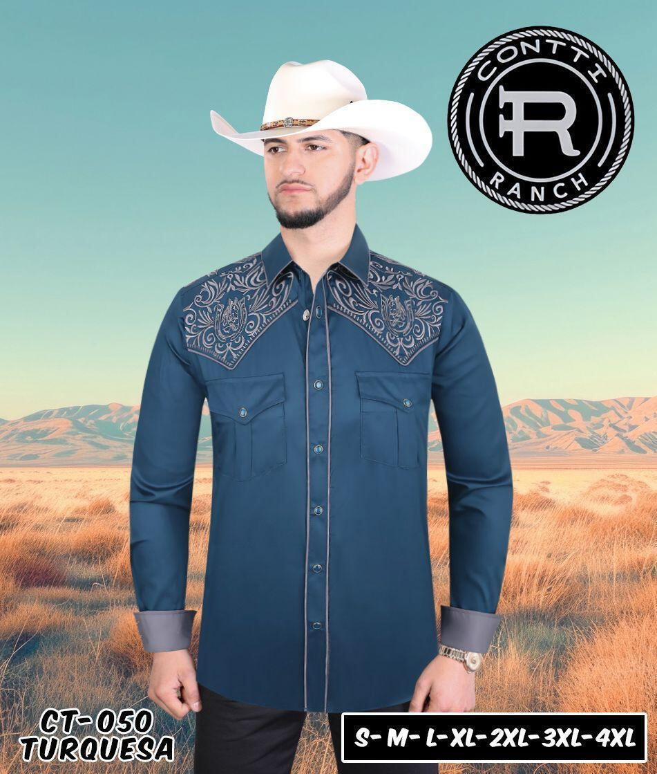 Conti Ranch Teal Shirt