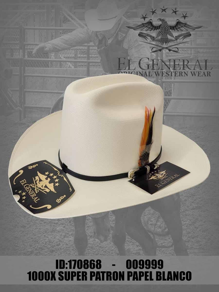 El General Straw Western Hat